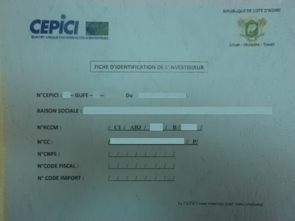 eRegulations Côte d'Ivoire